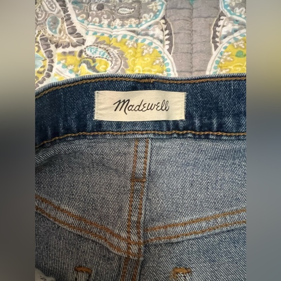 Madewell Button Fly High Rise Denim Shorts Size 24 - Picture 3 of 9